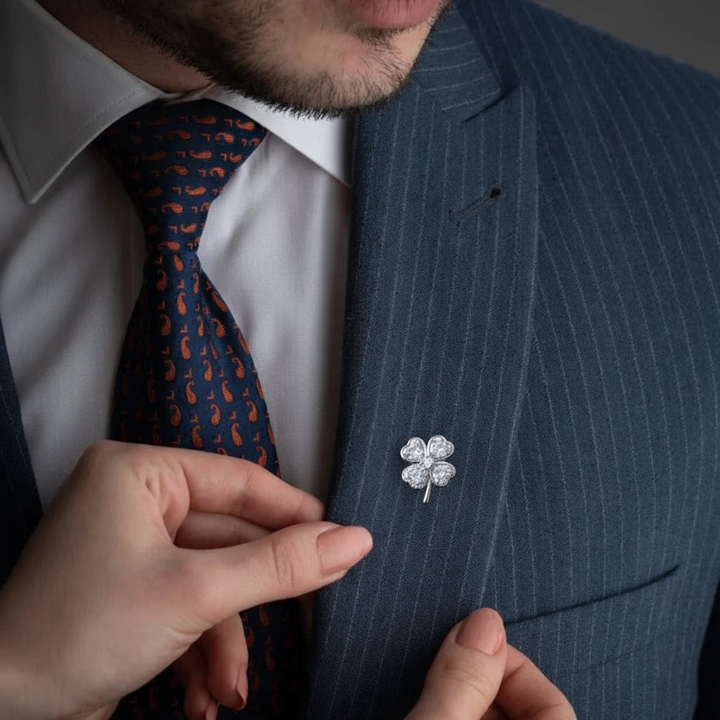 Amir - Silver Lapel pin