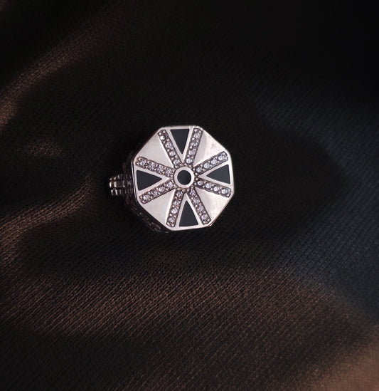 Ivan - Silver Button