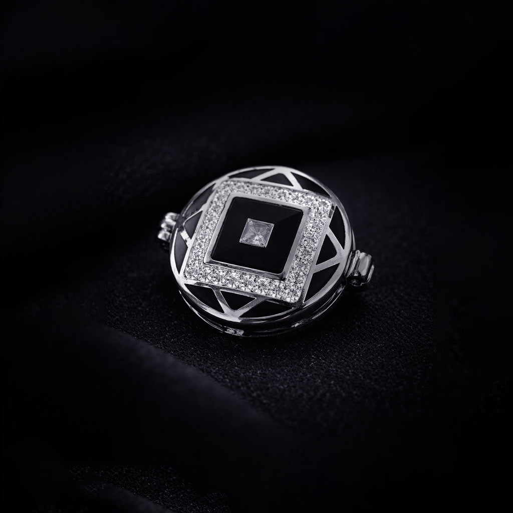 Eclipse - Silver Button