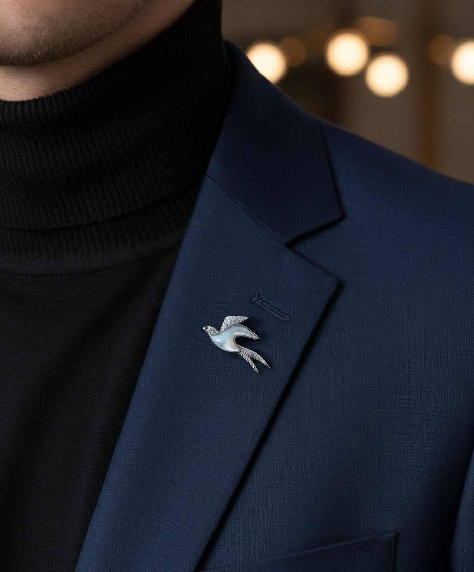Aeris - Silver Brooch