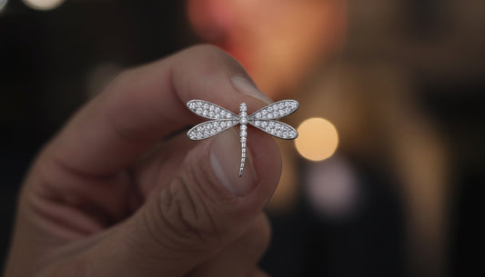 Wing - Silver Brooch
