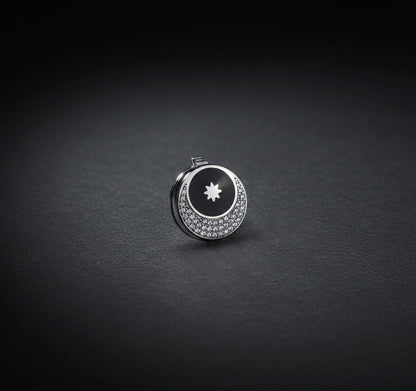 Luke - Silver Button