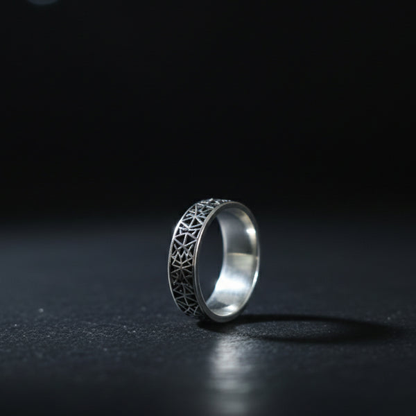 Vyom- Silver Ring