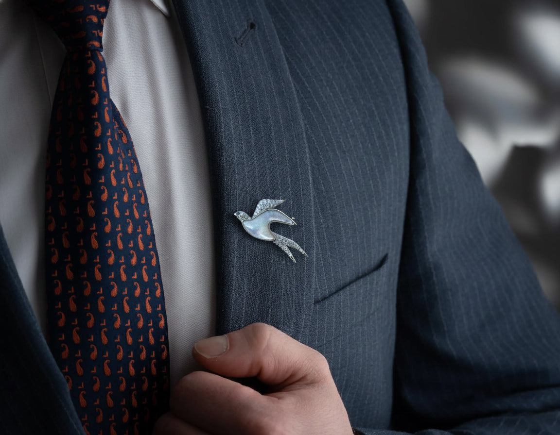 Aeris - Silver Brooch