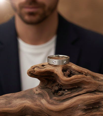 Sparsh - Silver Ring