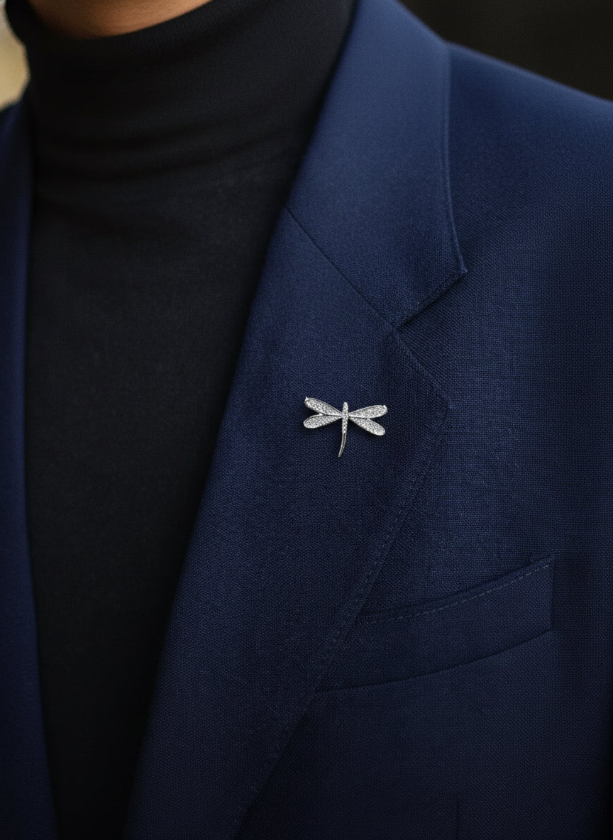 Wing - Silver Brooch