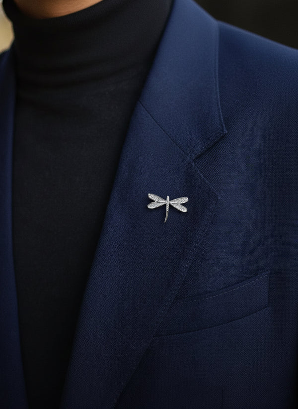 Wing - Silver Brooch