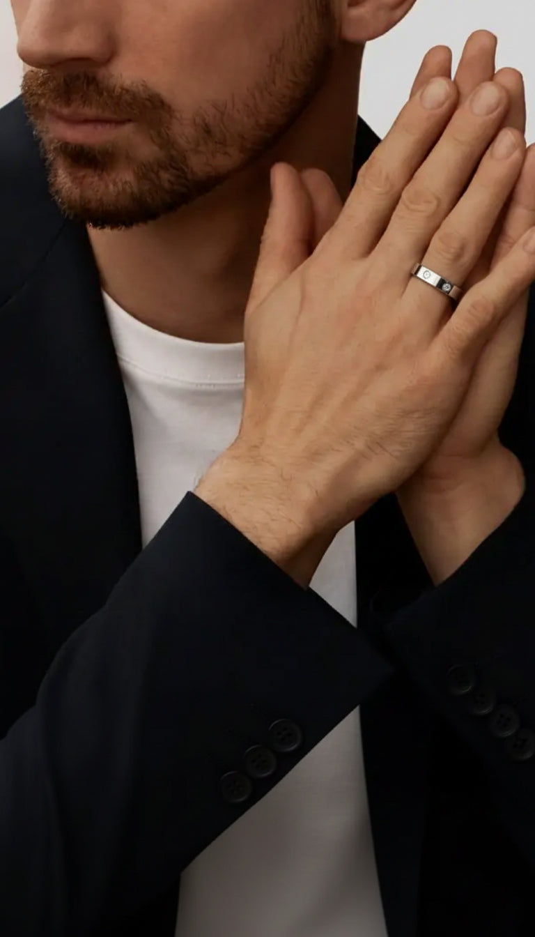 Sparsh - Silver Ring