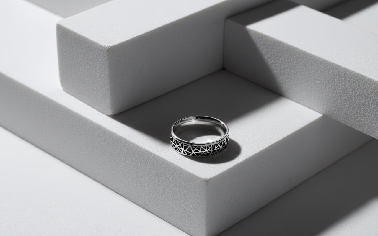 Vyom- Silver Ring