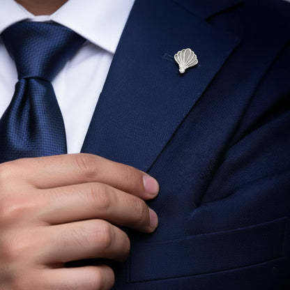 Arc - Silver Lapel Pin
