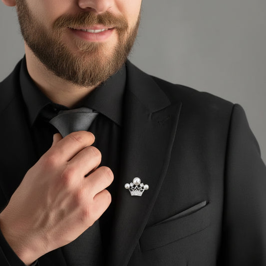 Motif - Silver Lapel Pin