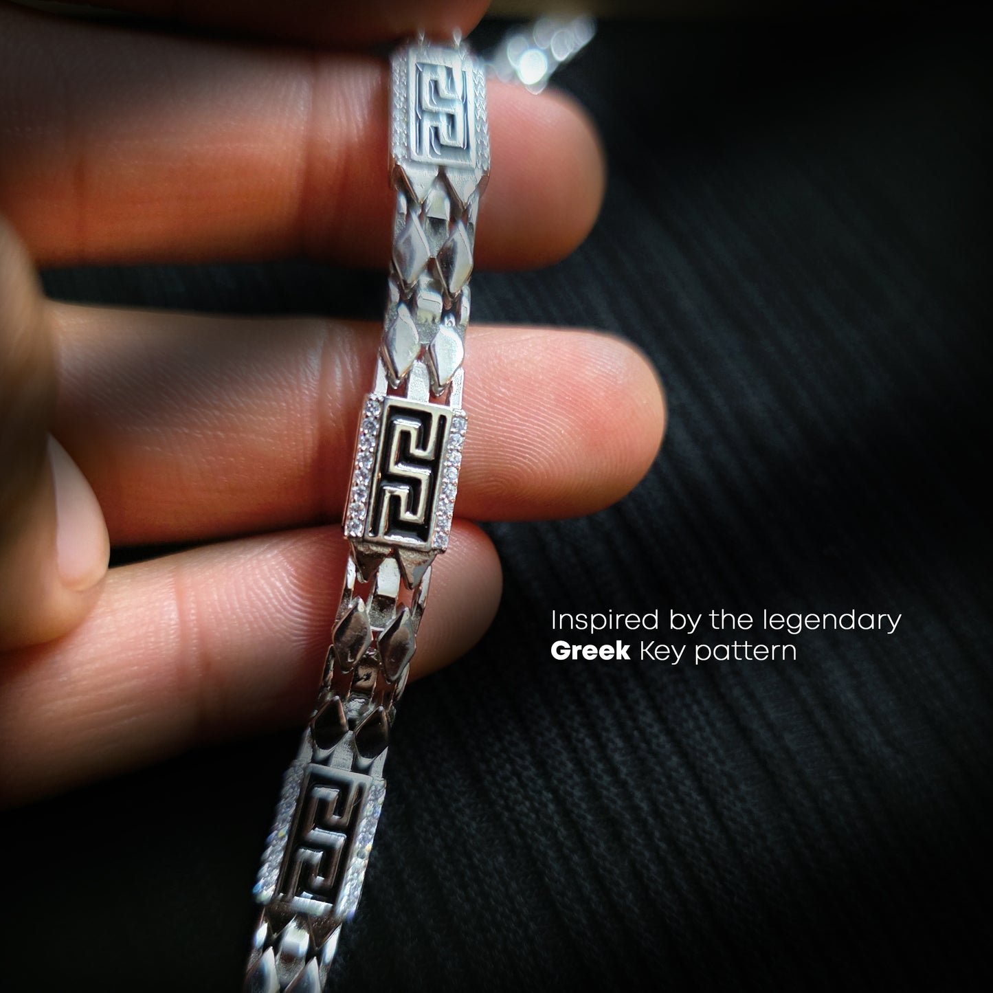 Greeky - Silver Bracelet