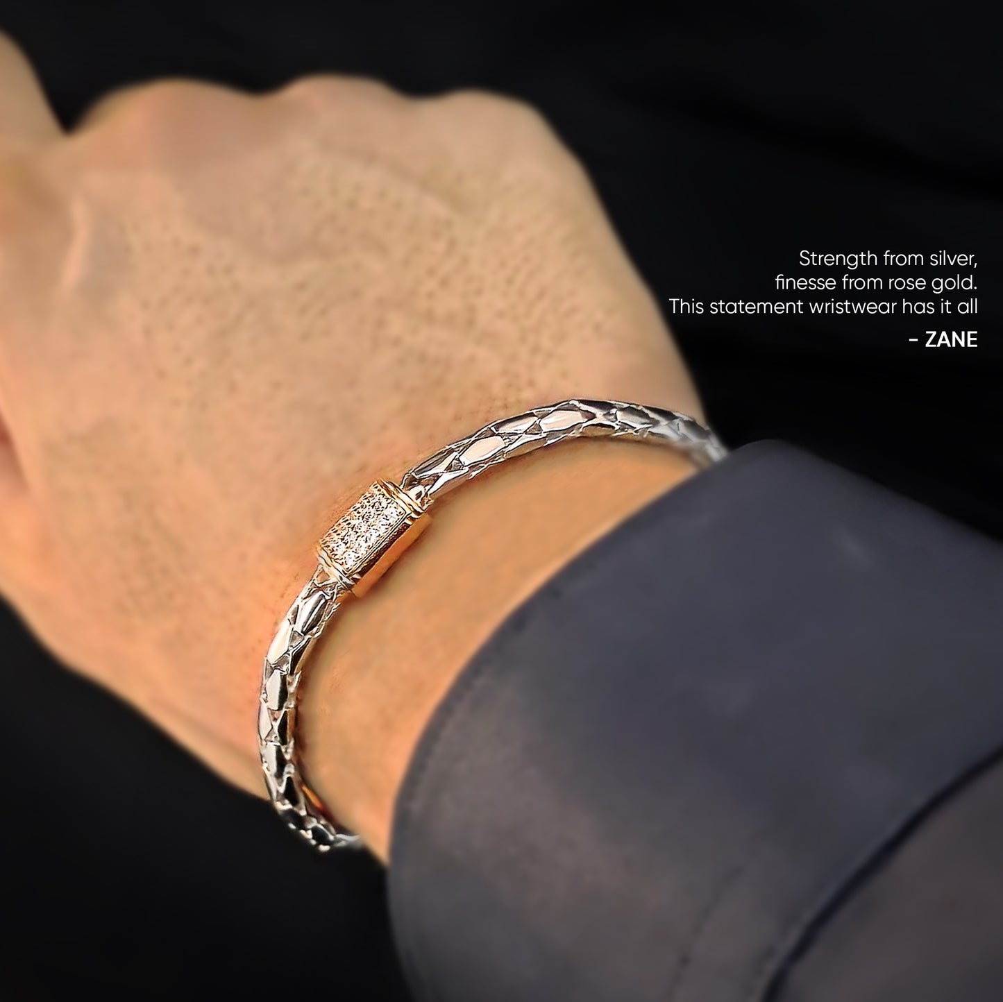 Zane - Silver Bracelet